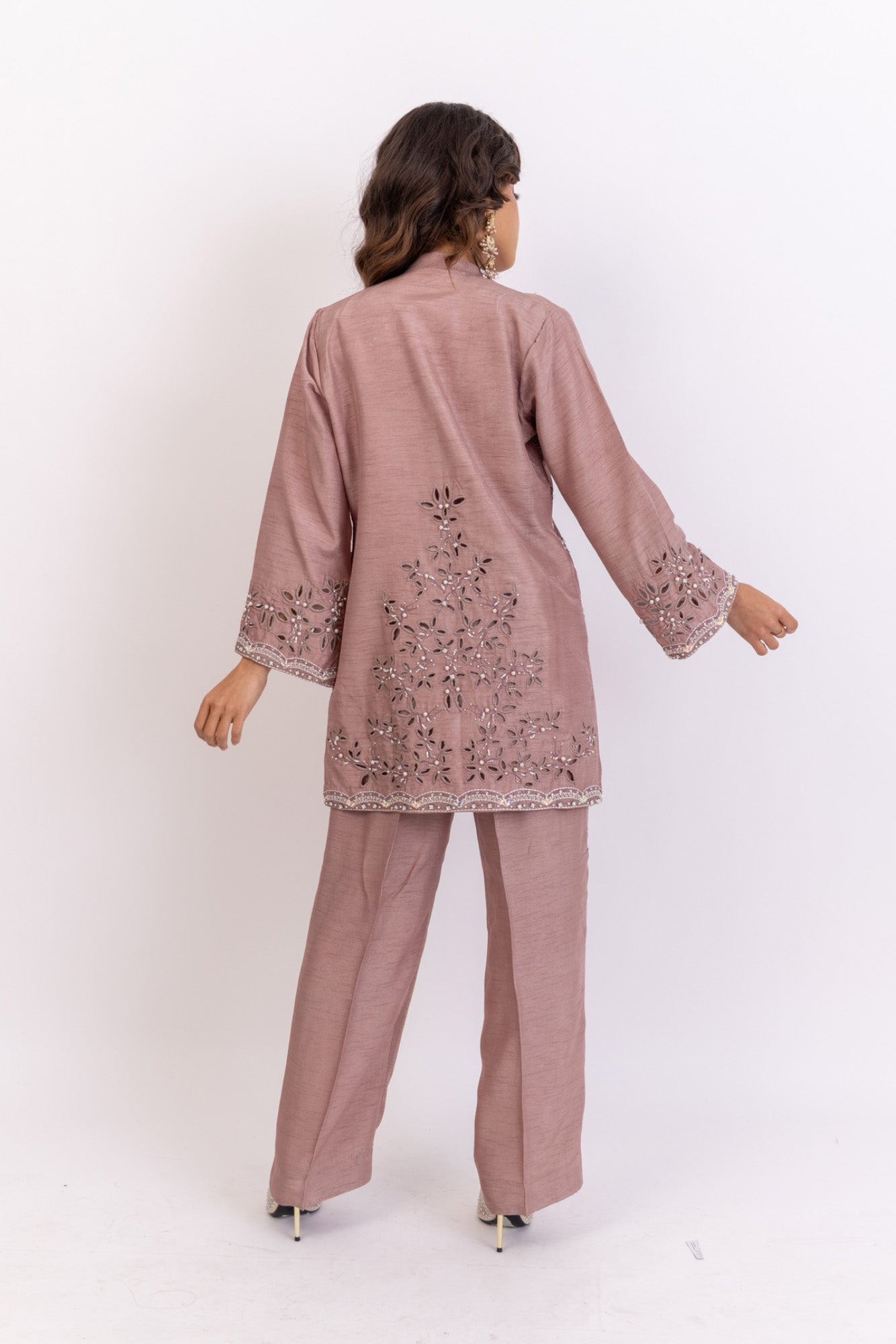 Long Petal Jacket Suit