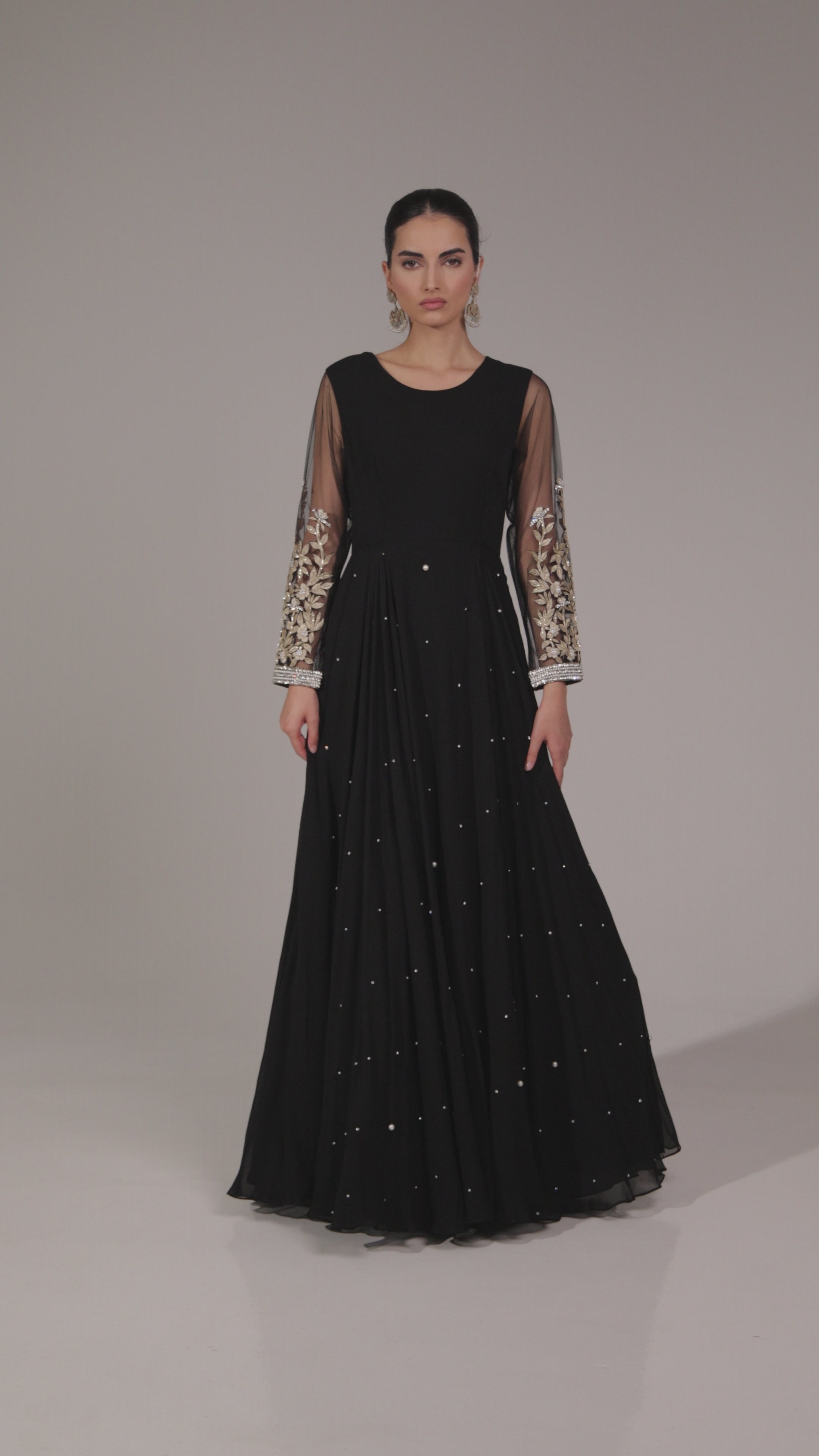 Black Annie Cape Suit