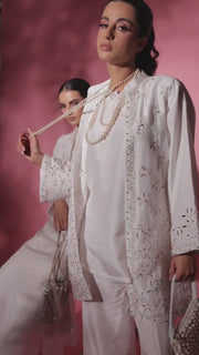Long Petal Jacket Suit