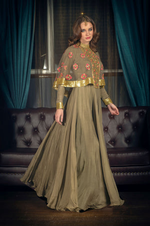 
                  
                    Maralin Cape Dress
                  
                