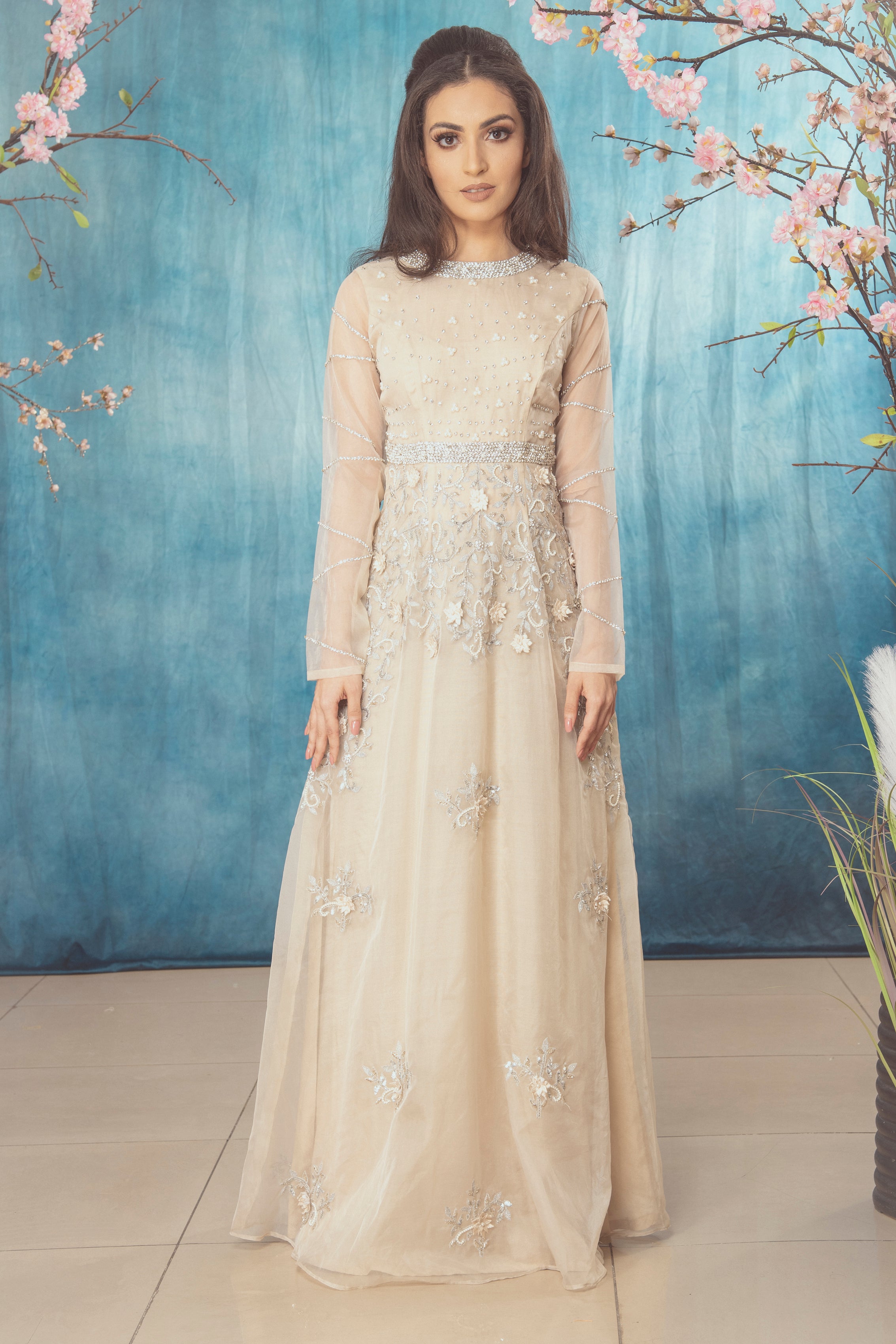 Natasha Dress Beige