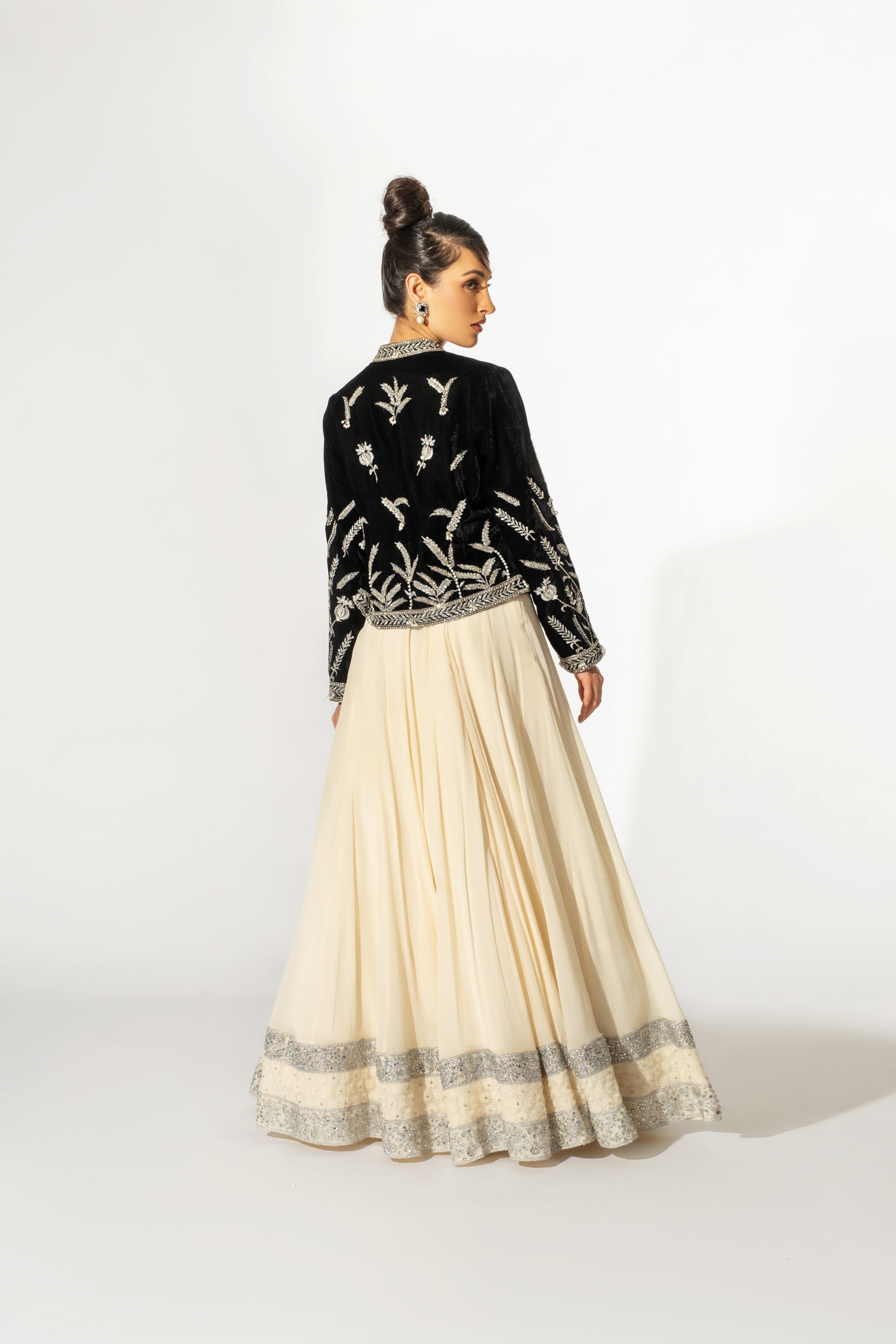 Humna Velvet Jacket Suit