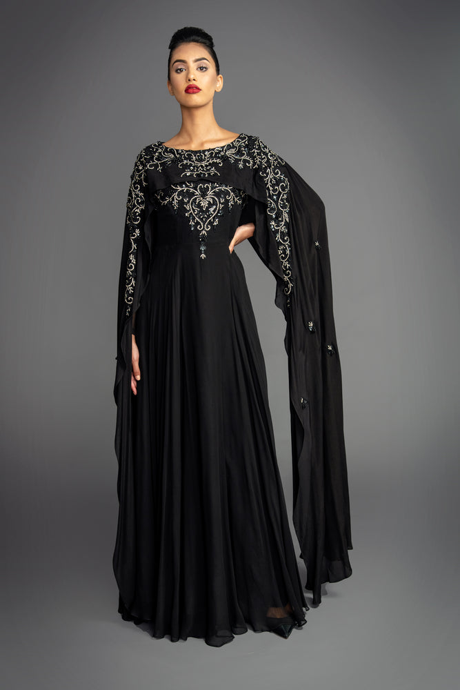 Attika Black Gown