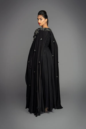 
                  
                    Attika Black Gown
                  
                
