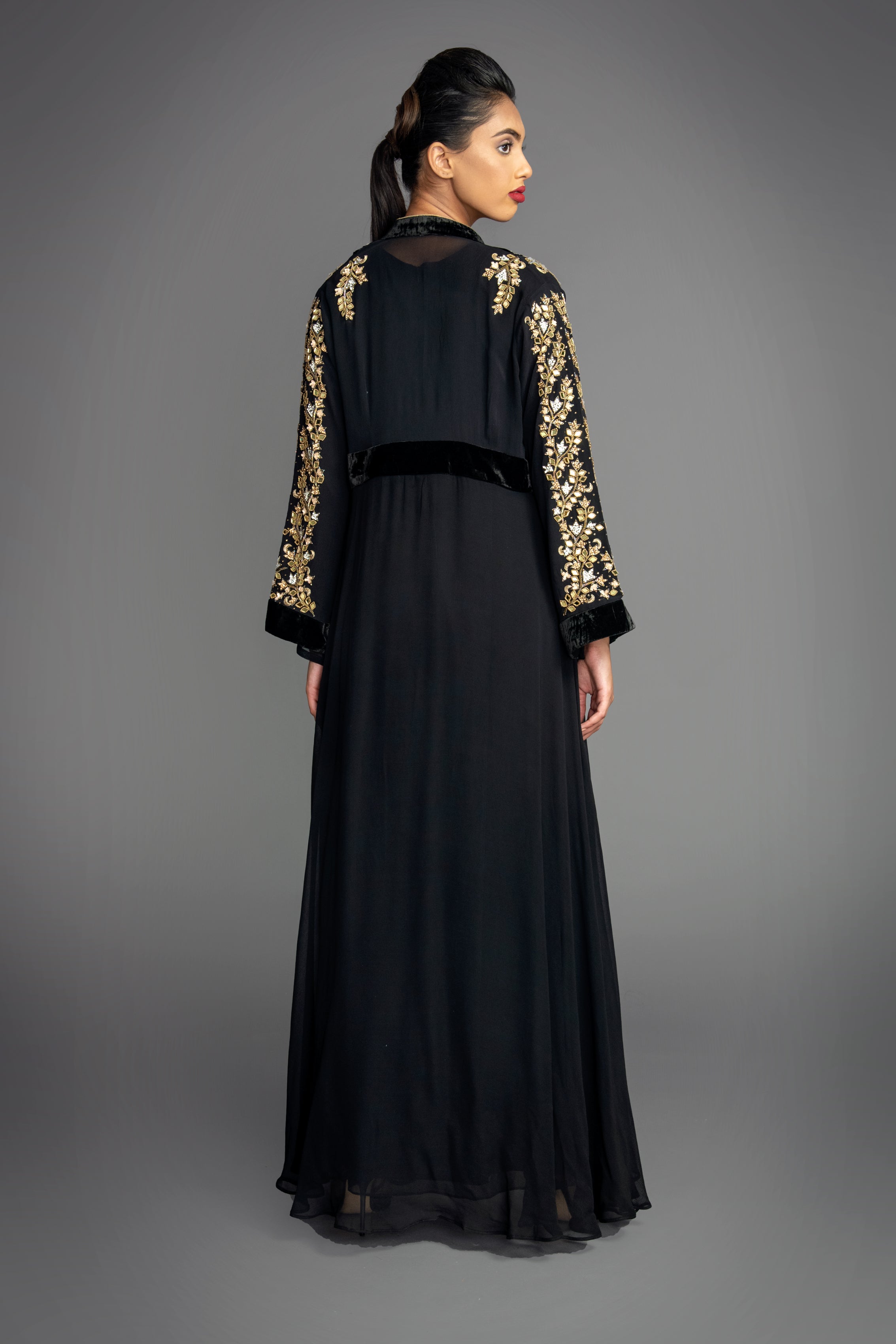 Katrina Velvet Maxi Coat