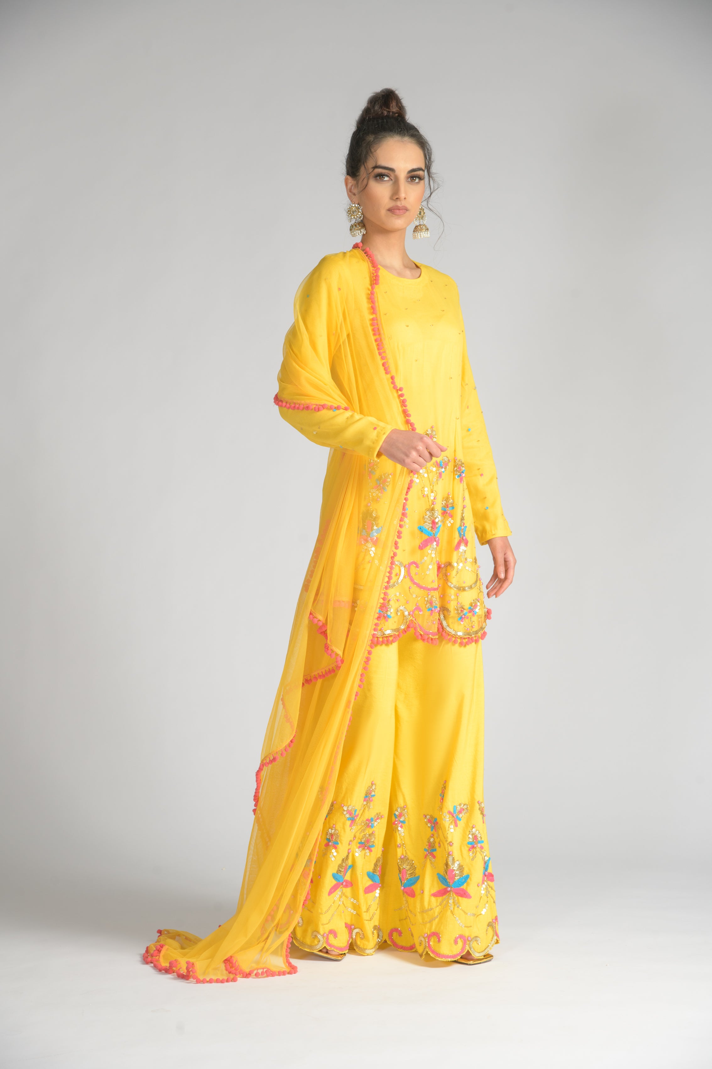 River Yellow Wide Pant