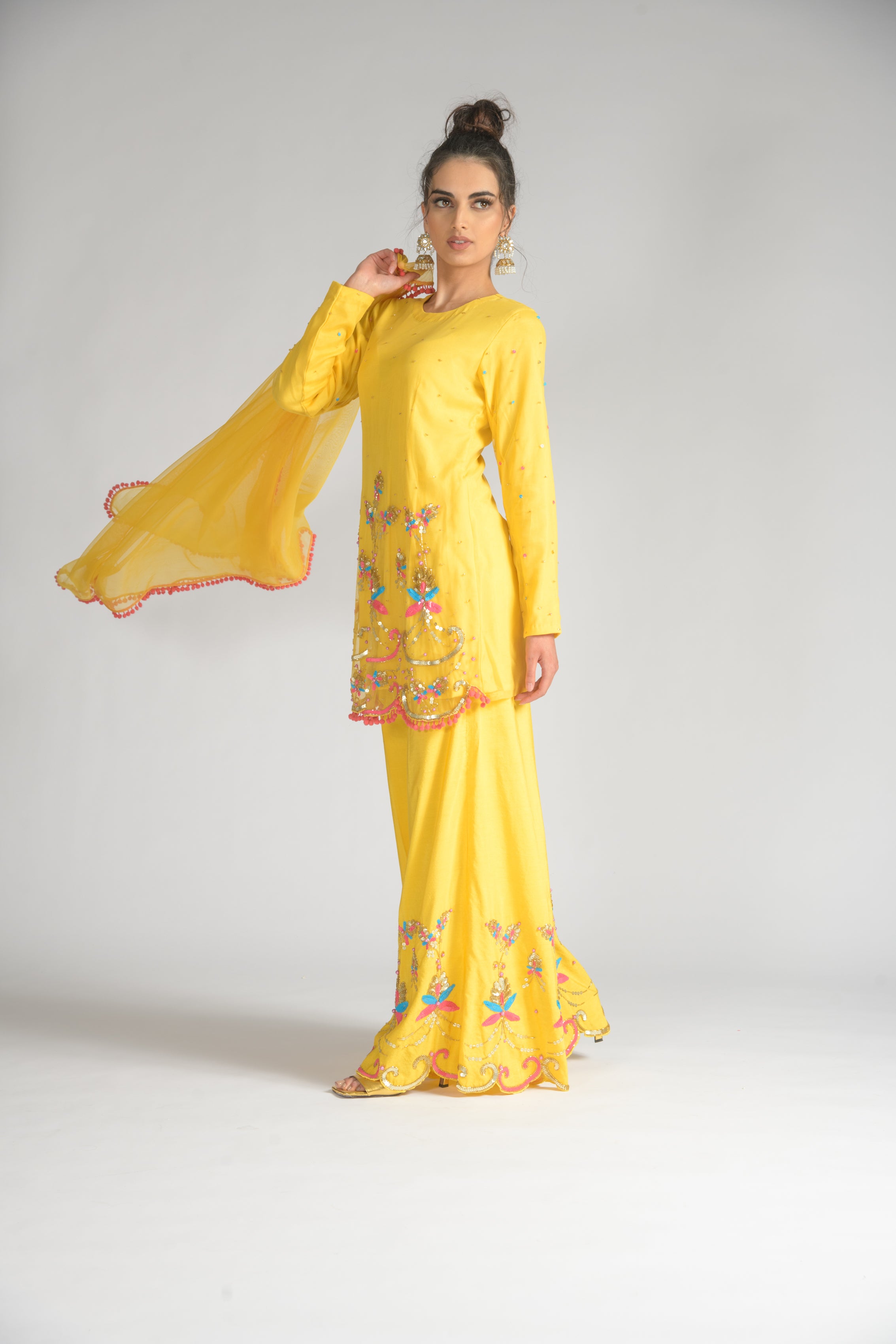 River Yellow Wide Pant