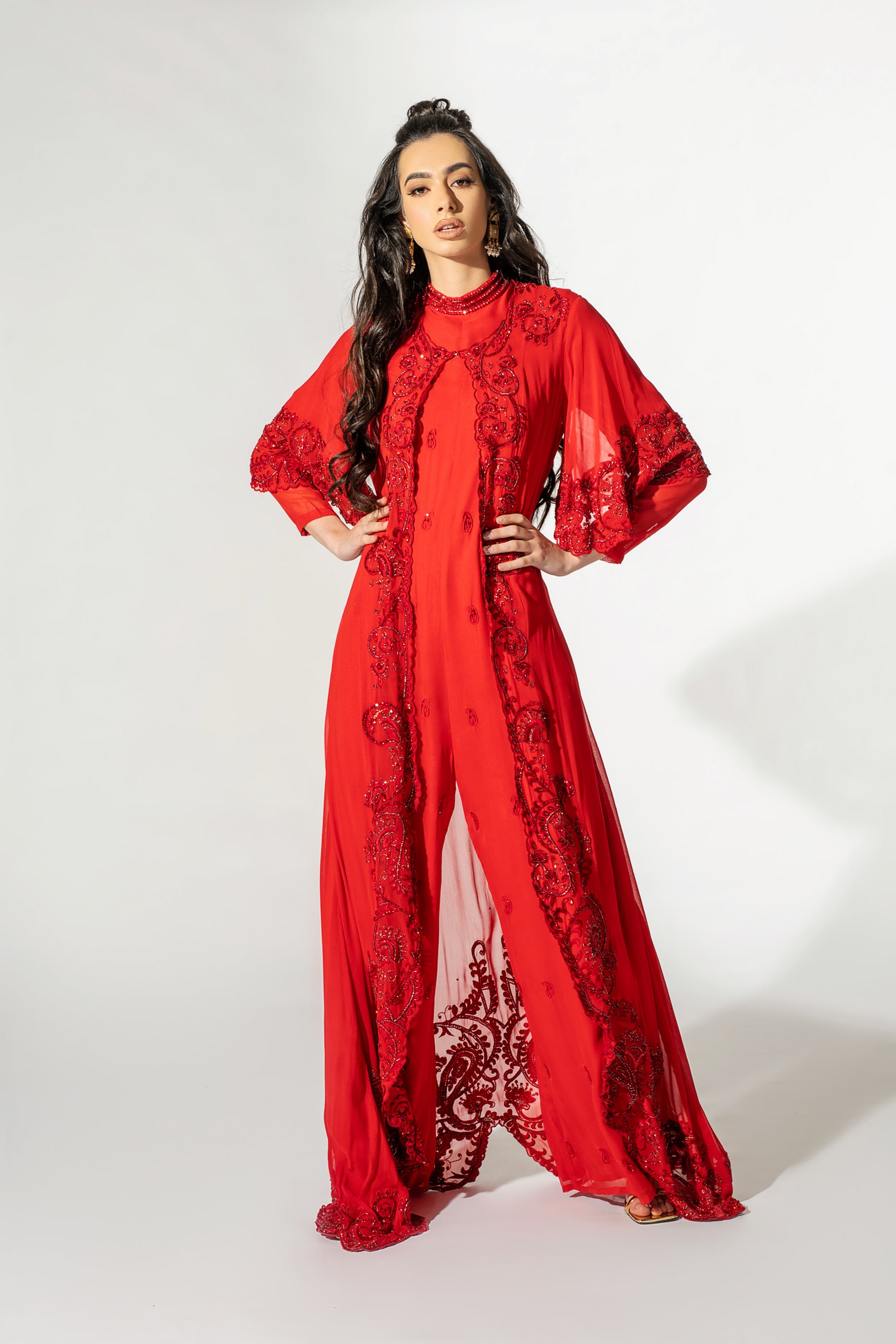 Paisley Jacket Jumpsuit