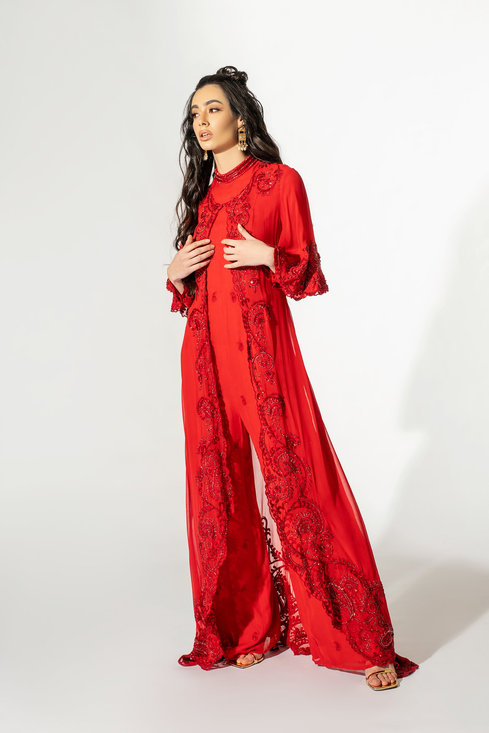 Paisley Jacket Jumpsuit