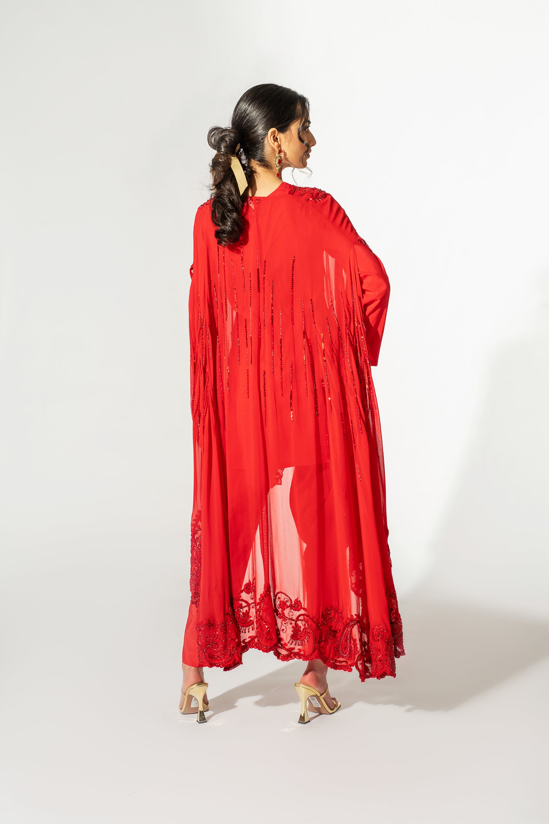 Paisley Cape Suit