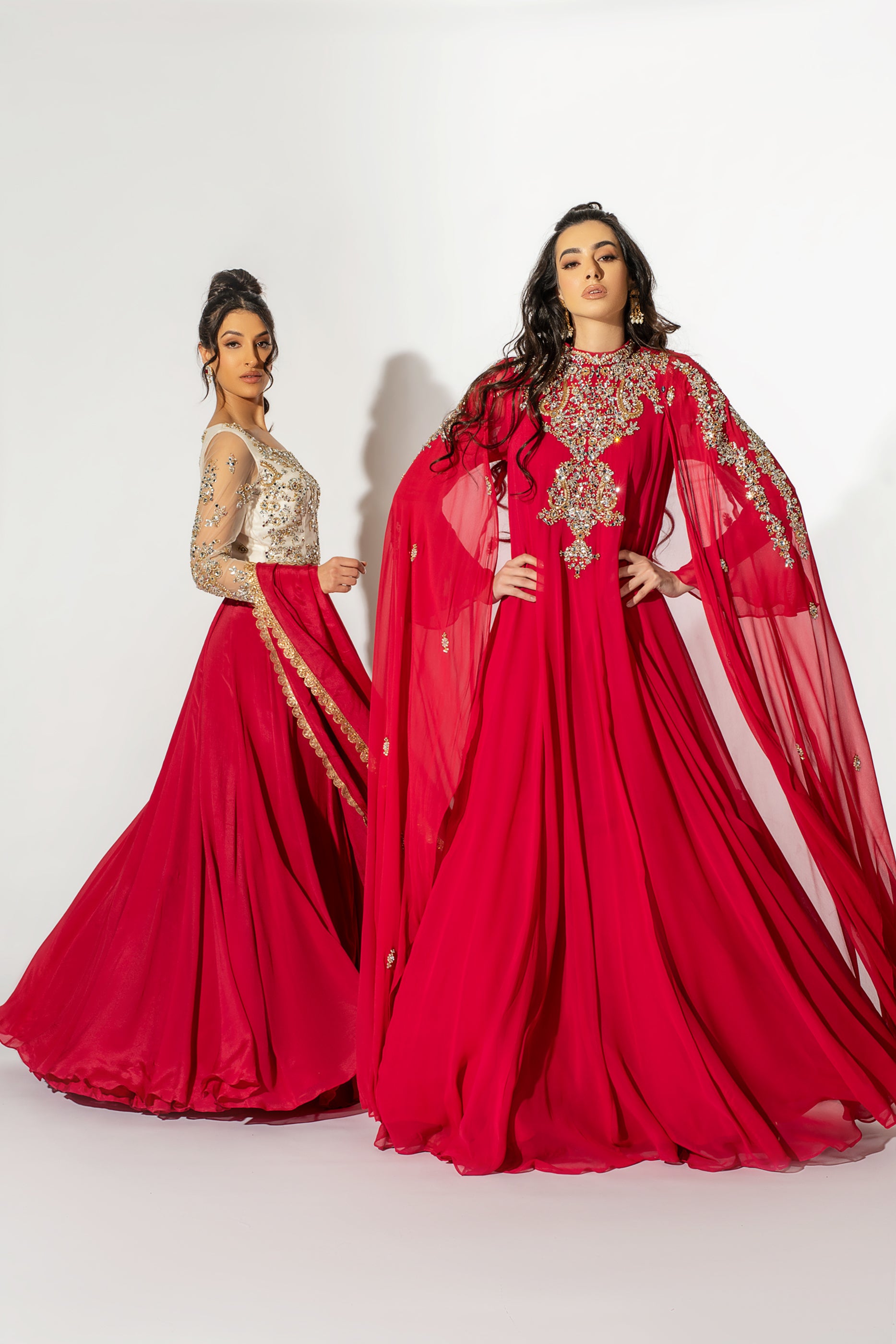 Rizzy Cape Gown