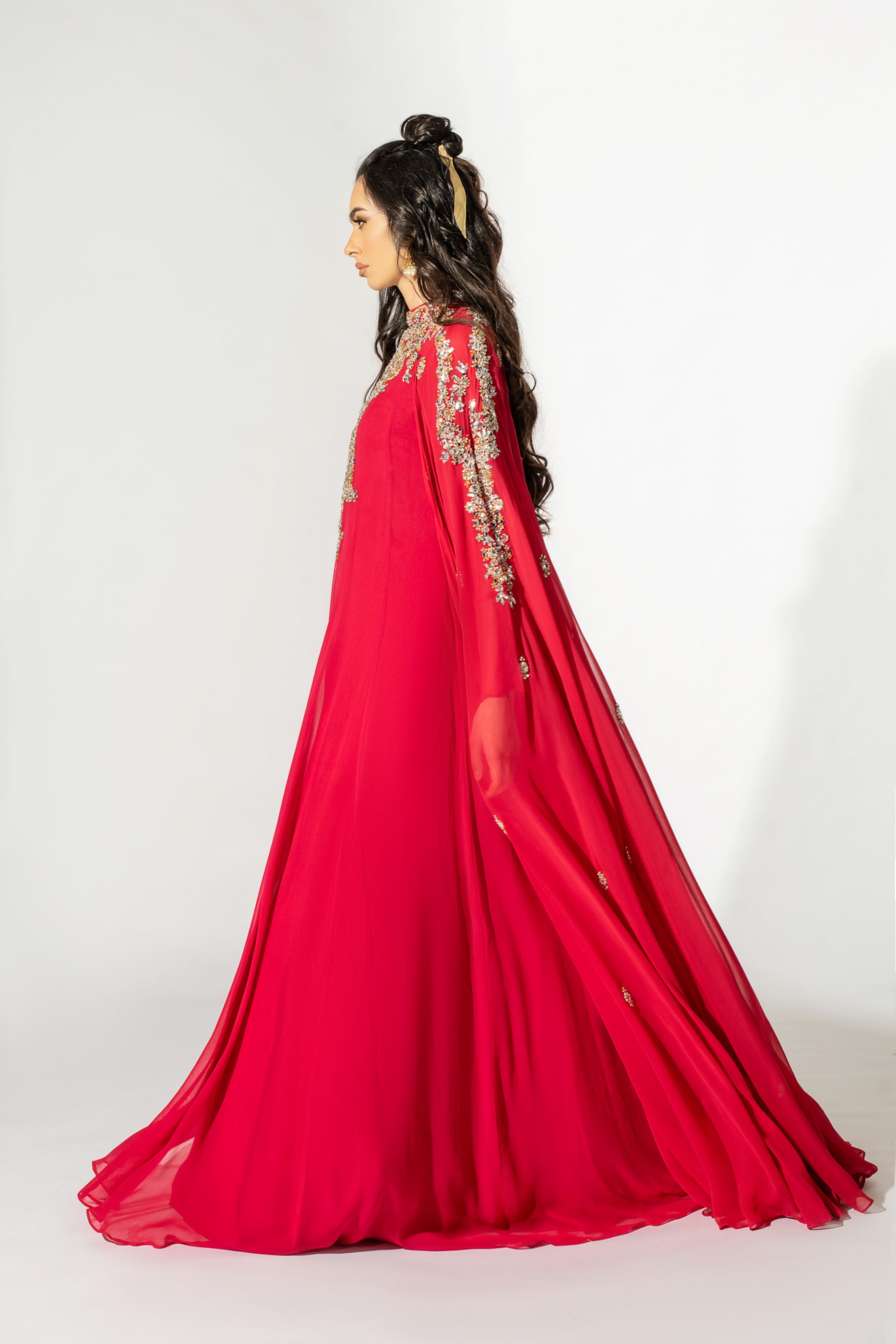 Rizzy Cape Gown