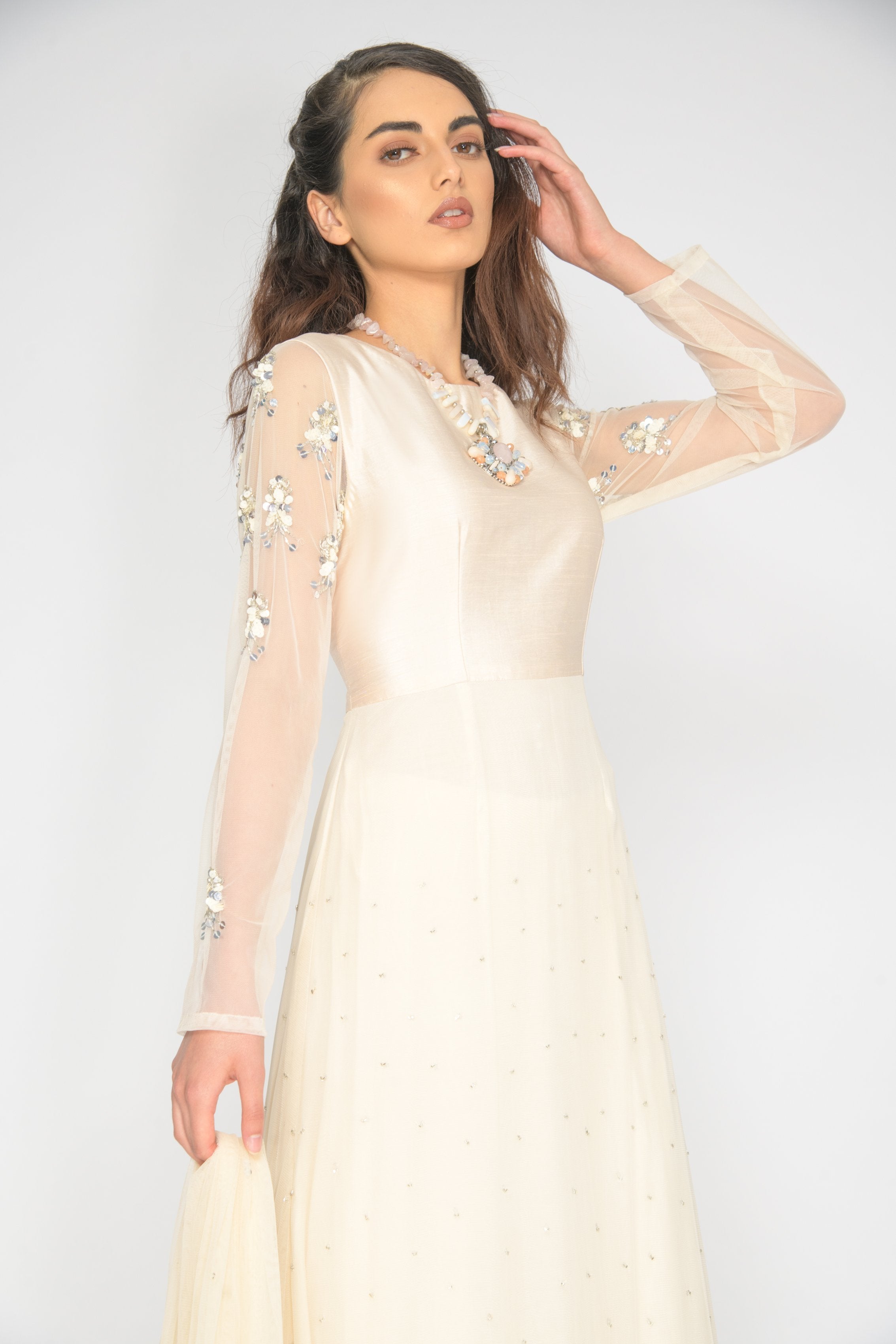 River Cream Dress