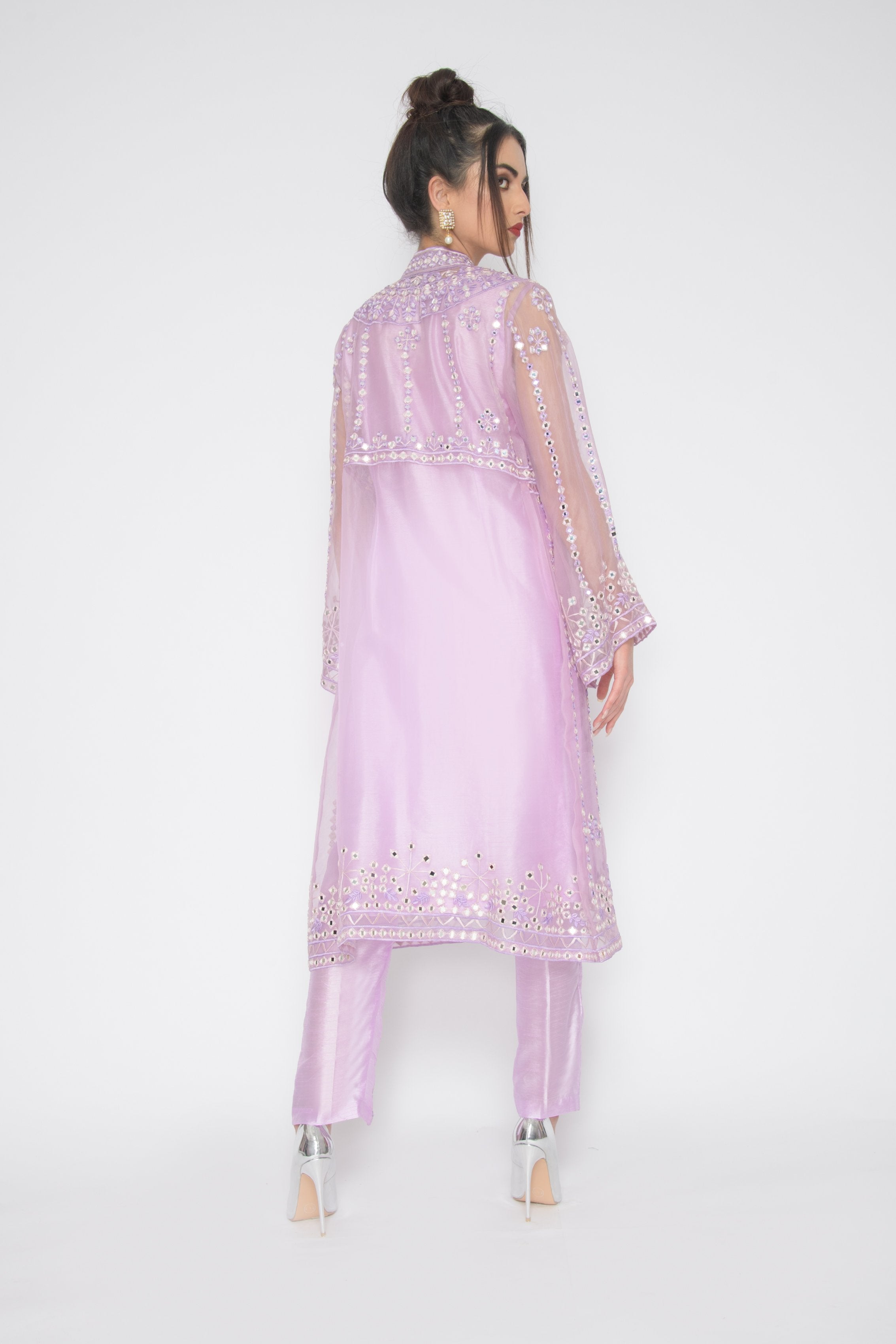 Madiha Organza Jacket Suit