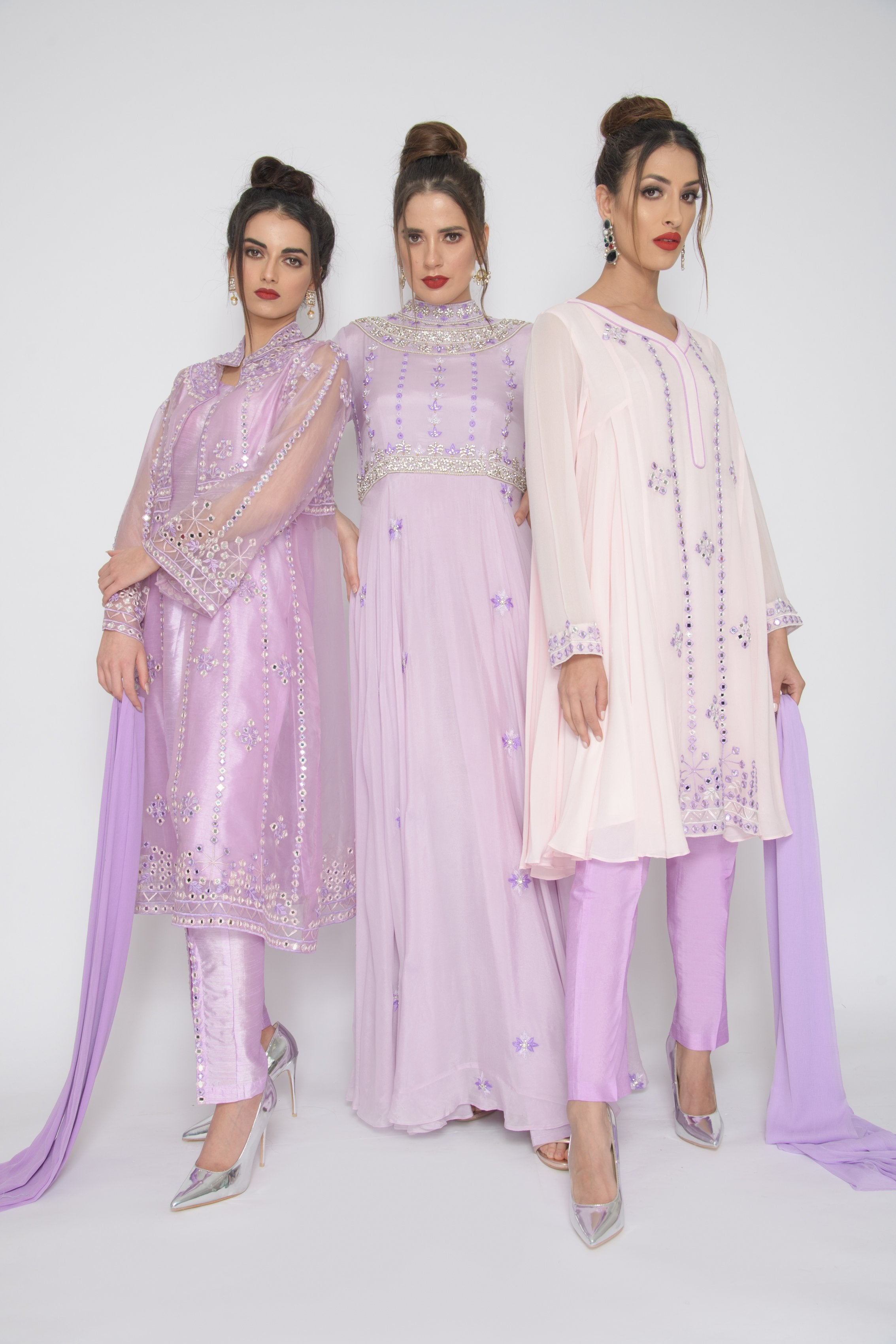 Madiha Organza Jacket Suit