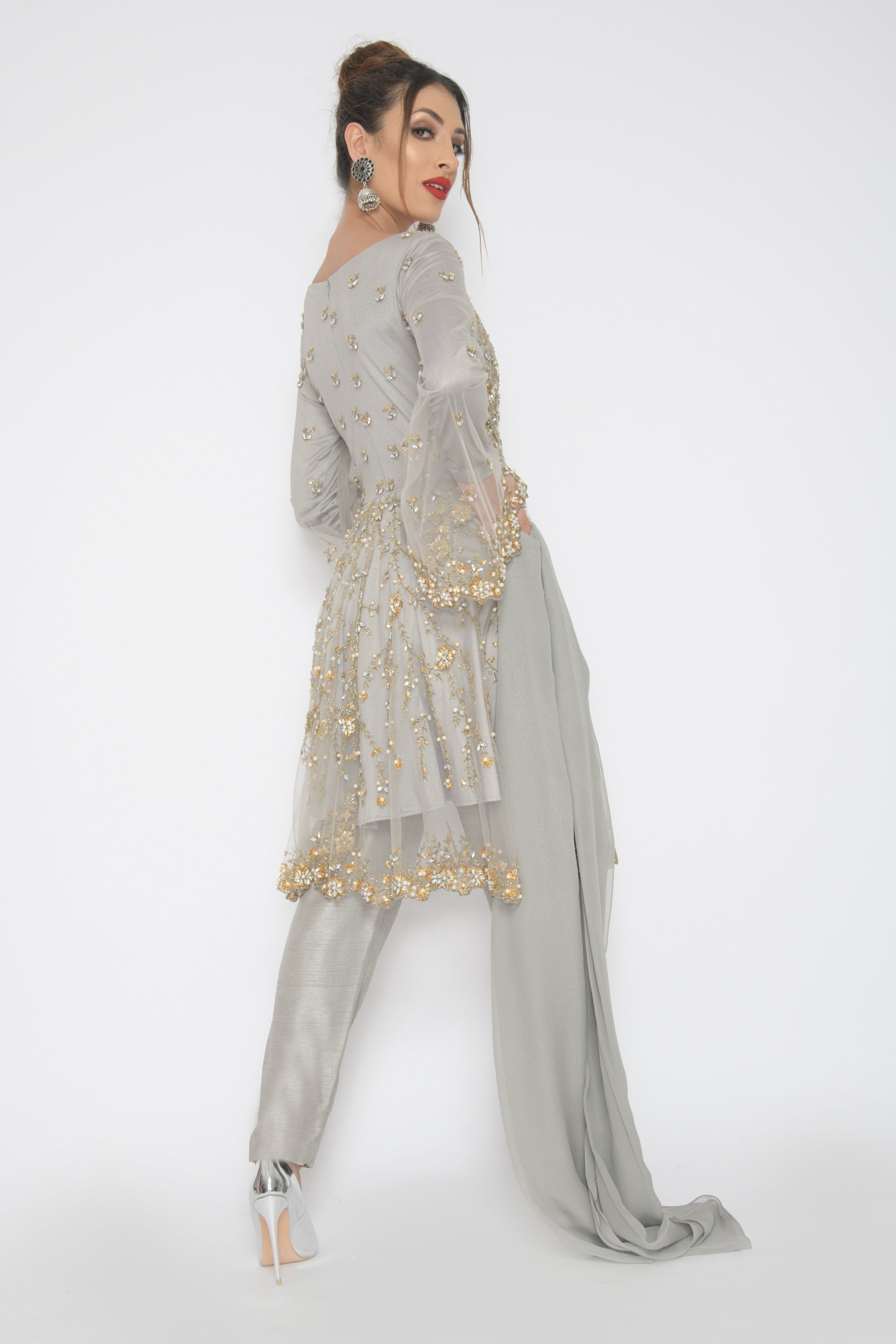 Sabrina Peplum Suit