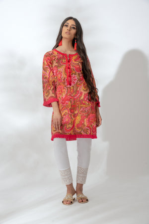 
                  
                    Gabriella Red Paisley Suit
                  
                